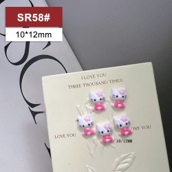 SR58  100pcs/lot Hello Kitty Nail Art