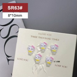 SR63  100pcs/lot Hello Kitty Nail Art