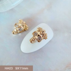 HA03   10pcs/lot Halloween Skull Nail Art