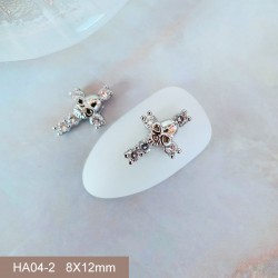 HA04-2   10pcs/lot Halloween Skull Nail Art