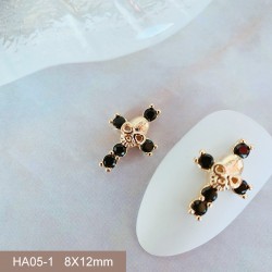 HA05-1   10pcs/lot Halloween Skull Nail Art