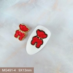 MG491-4   10pcs/lot Tous Bear Nail Art