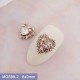 MG599-2   10pcs/lot Heart Zircon Nail Art